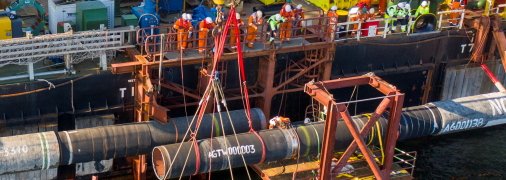 Строительство "Северного потока-2" в Балтийском море