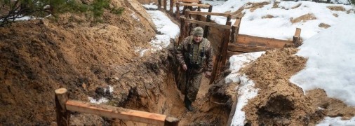 Украинским защитникам не привыкать к пребыванию в окопах даже при зимней погоде