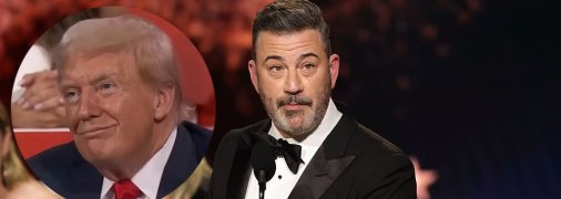 Дональд Трамп і Джиммі Кіммел
