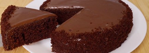 Шоколадный пирог на сковороде