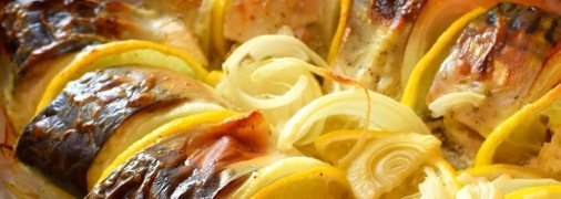 Как вкусно запечь скумбрию
