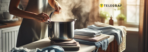 Женщина гладит