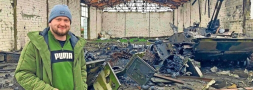 Уничтоженная россиянами украинская сельхозтехника на границе с Польшей