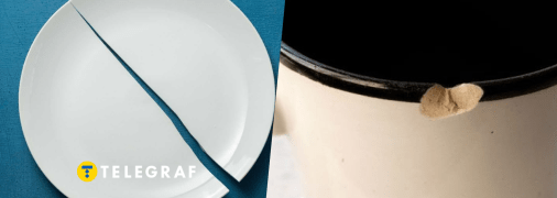 Посуд з тріщинами