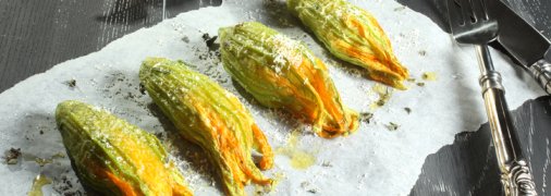 Блюдо дня - фаршированные цветки кабачков