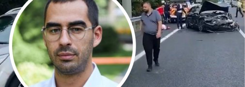 Автомобиль Трухина попал в ДТП на Бориспольской трассе 23 августа 2021 года