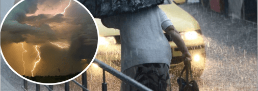 В Украину надвигаются ливни с грозой