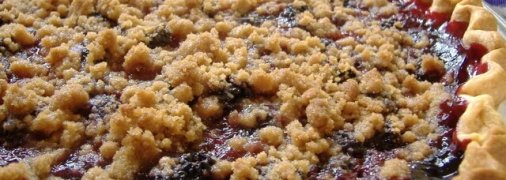 Тертый пирог с вареньем