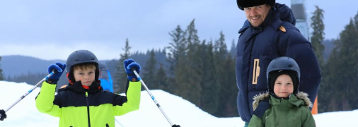 Олександр Усик із синами Кирилом та Михайлом