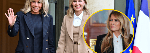 Олена Зеленська, Меланія Трамп, Бріжит Макрон