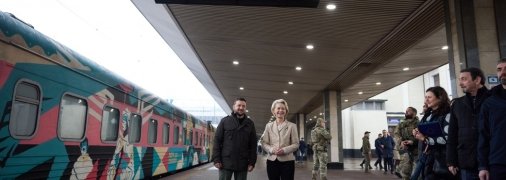 Урсула фон дер Ляйен в Киеве