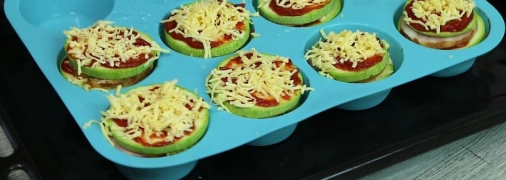 Закуска из кабачков и колбасы