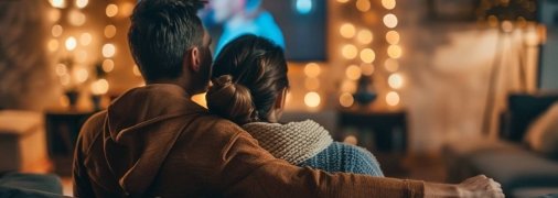 Романтические фильмы лучше смотреть вдвоем (изображение создано с помощью ИИ)