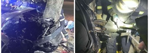 То, что осталось от автомобиля после ДТП