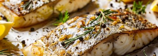 Эта рыба получается очень нежной и вкусной (изображение создано с помощью ИИ)