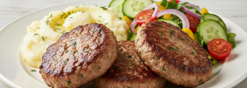 Яловичі котлети смакують з будь-яким гарніром