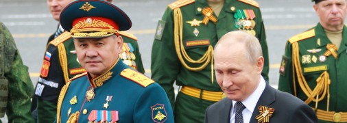 Президент Росії Володимир Путін і міністор оборони Сергій Шойгу