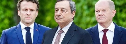 Макрон, Драги и Шольц прибыли в Украину 16 июня