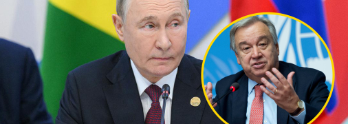 Володимир Путін та Антоніу Гутерріш