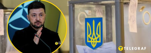 Владимир Зеленский, ящик для голосования