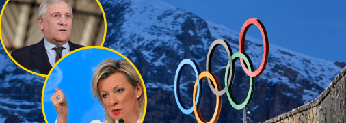 Антонио Таяни и Мария Захарова