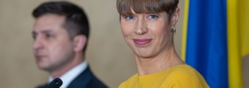 Президент Эстонии на встрече с Владимиром Зеленским