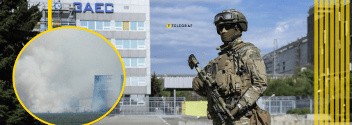 Над частиною окупованої ЗАЕС здійнявся дим