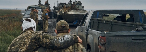 Украинцы в Изюме. Фото: Константин Либеров