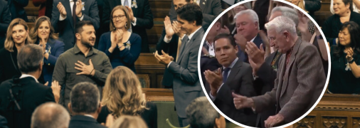 Президент на заседании парламента Канады