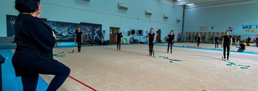 Ирина Дерюгина тренирует новое поколение украинских гимнастов