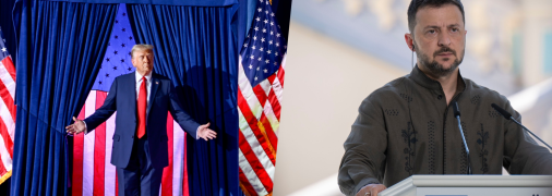 Зеленський привітав Дональда Трампа з перемогою