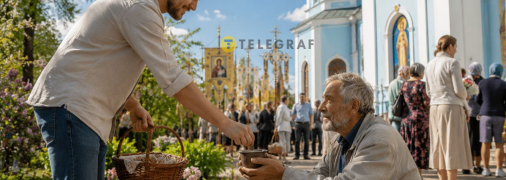 Милостиня у свято Вознесіння Господнє