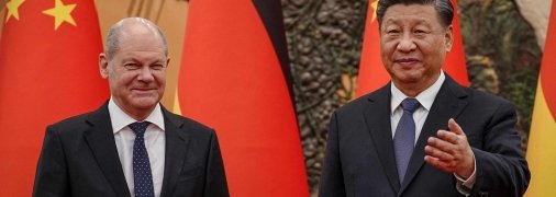 Олаф Шольц і Сі ,Цзіньпін
