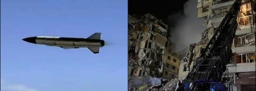 Боевая часть ракеты Х-22, попавшей по многоэтажке в Днепре, весит около 950 кг.