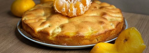 Пиріг з мандаринами
