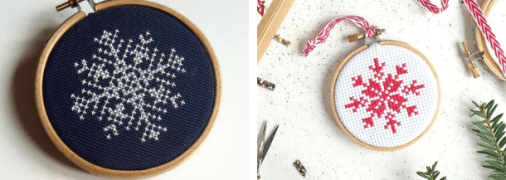 Новогодняя вышивка: простые схемы для детей к Новому году 2020