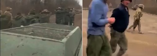 Пленные российские солдаты