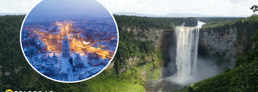 Киев и тропики Гайаны