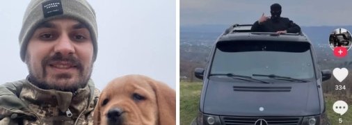 Назар і косівський хлопець в балаклаві