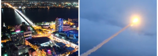 В городе слышали 5-6 взрывов