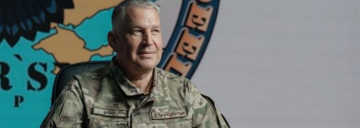 Полковник Павел Елизаров, командир Lasar’s Group. Фото Антона Забельского для Forbes Ukraine