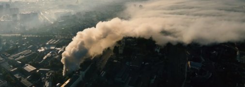 Дым окутал харьковский микрорайон Холодная гора