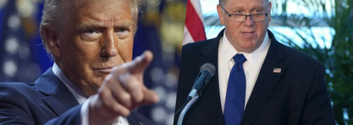 Дональд Трамп и Том Гоман