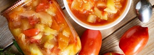 Кабачки в томатном соке