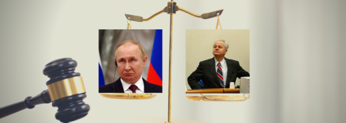 На скамье подсудимых уже сидел диктатор, виновный в этнических чистках и геноциде