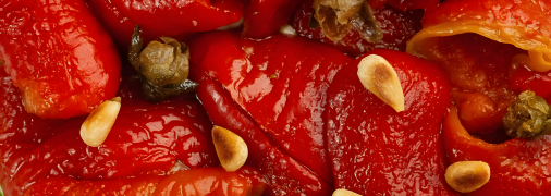 Аппетитная закуска из маринованного болгарского перца