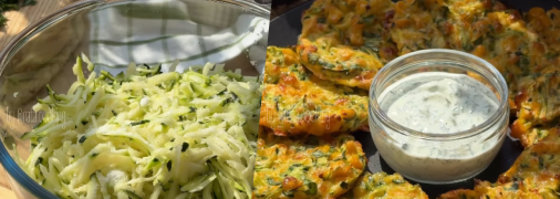 Оладки з кабачків і моркви