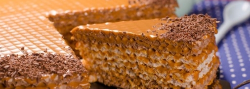 Вафельный торт получится в сто раз вкуснее