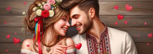 Поздравления с Днем святого Валентина на украинском