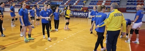 Тренировка сборной Украины